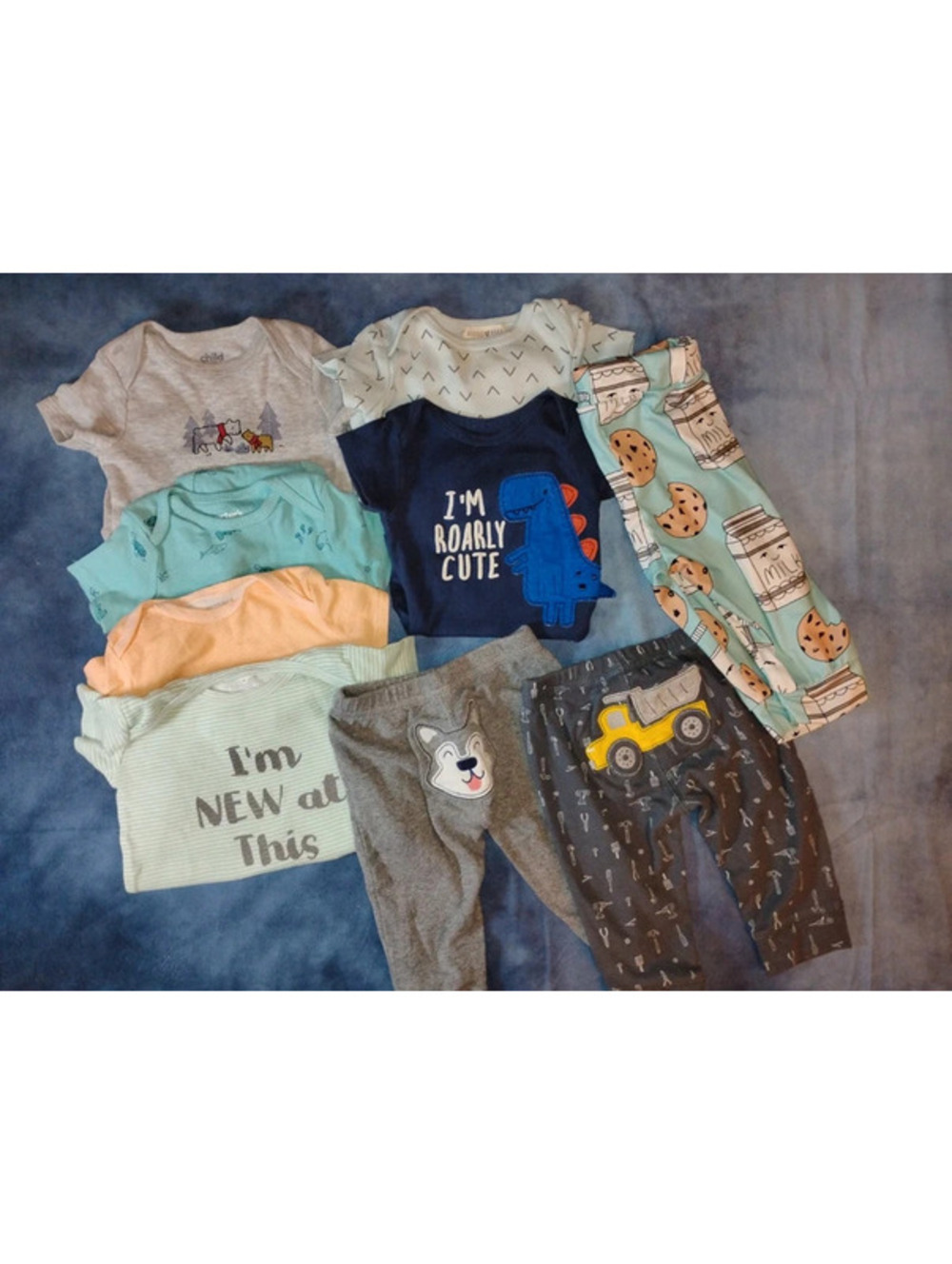 3-6 month body suit and pant bundle